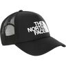 The North Face logo trucker visera lona Negro (UNICA)