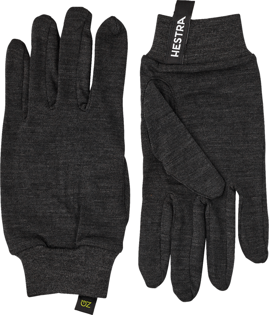 Hestra Guantes  Merino Wool Liner Active Gris Oscuro