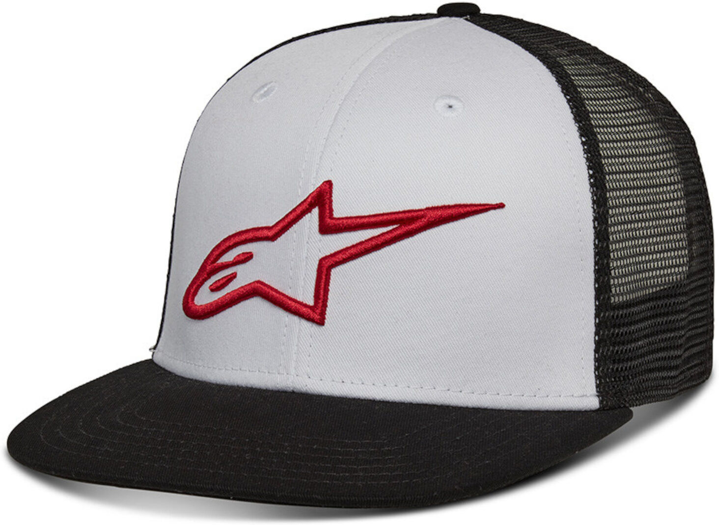 Alpinestars Corp Trucker Cap - Negro Blanco (un tamaño)