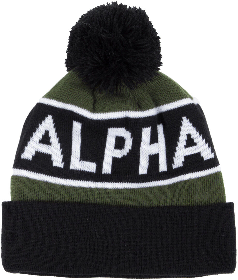 Alpha Block Bobble Beanie