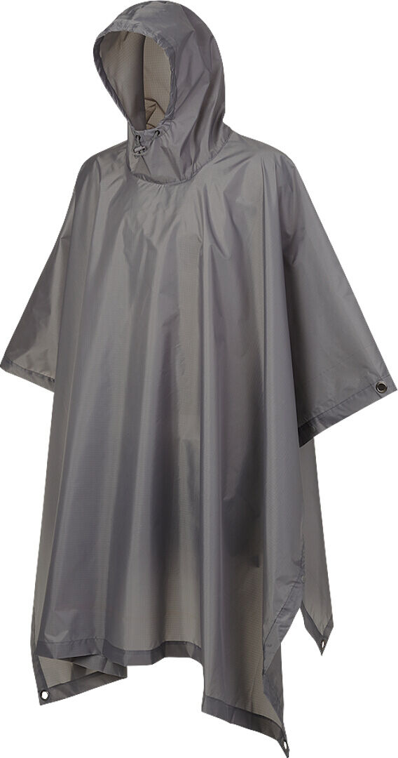 Brandit Ripstop Poncho - Negro Gris (un tamaño)