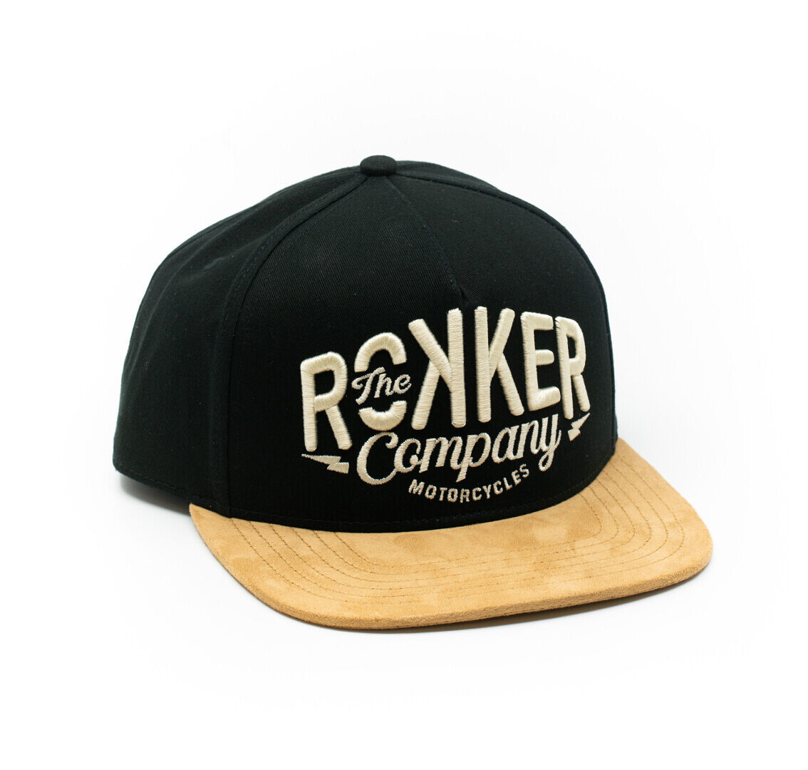 Rokker Motorcycles & CO. Snapback Tapa - Negro (un tamaño)