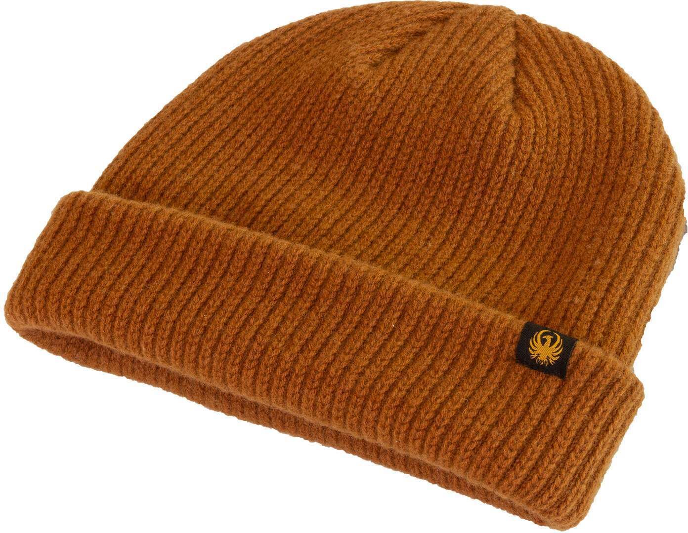 Merlin Moseley Merino Beanie - Naranja (un tamaño)