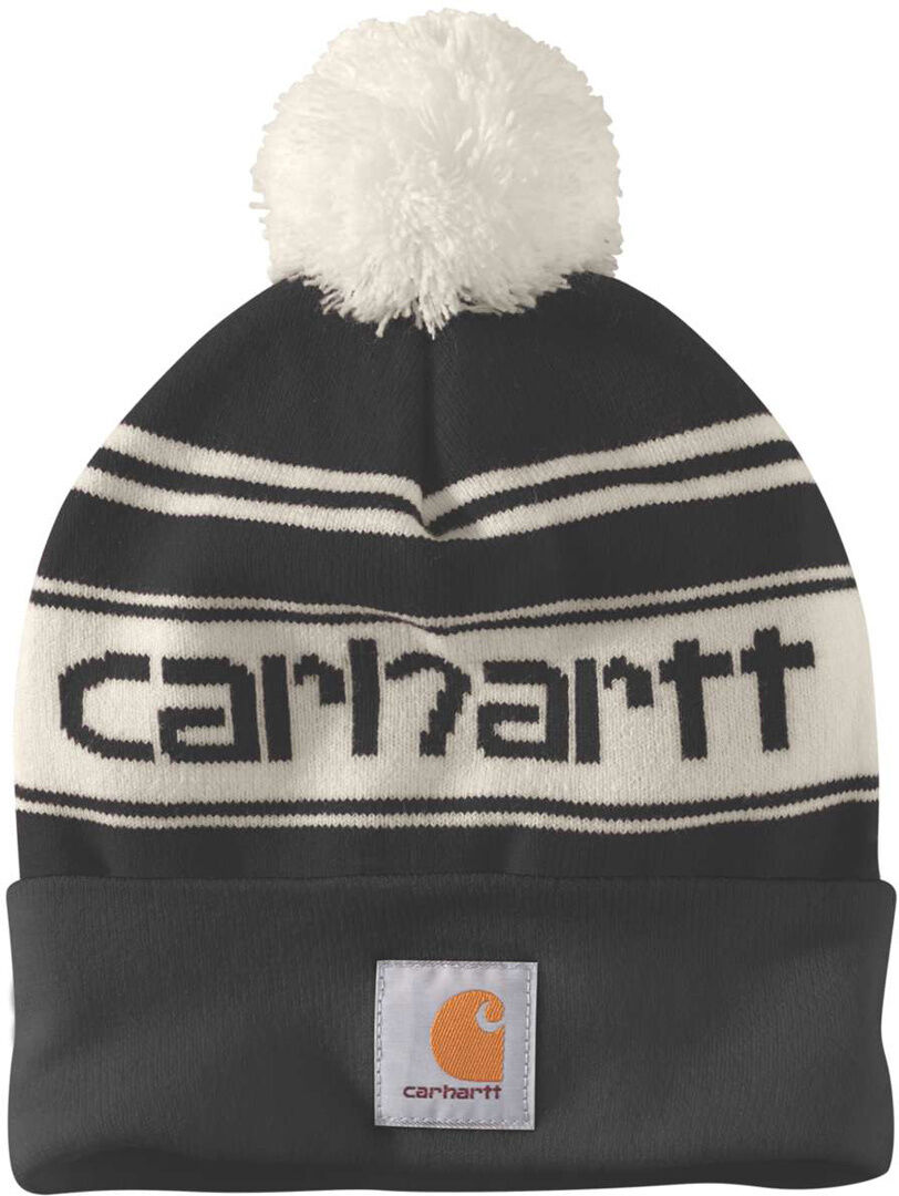 Carhartt Knit Cuffed Logo Beanie - Negro (un tamaño)