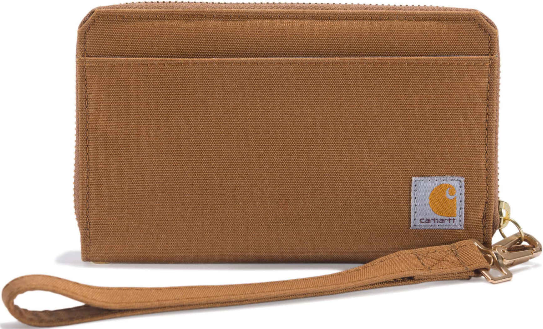 Carhartt Nylon Duck Lay-Flat Clutch Cartera para damas - Marrón (un tamaño)