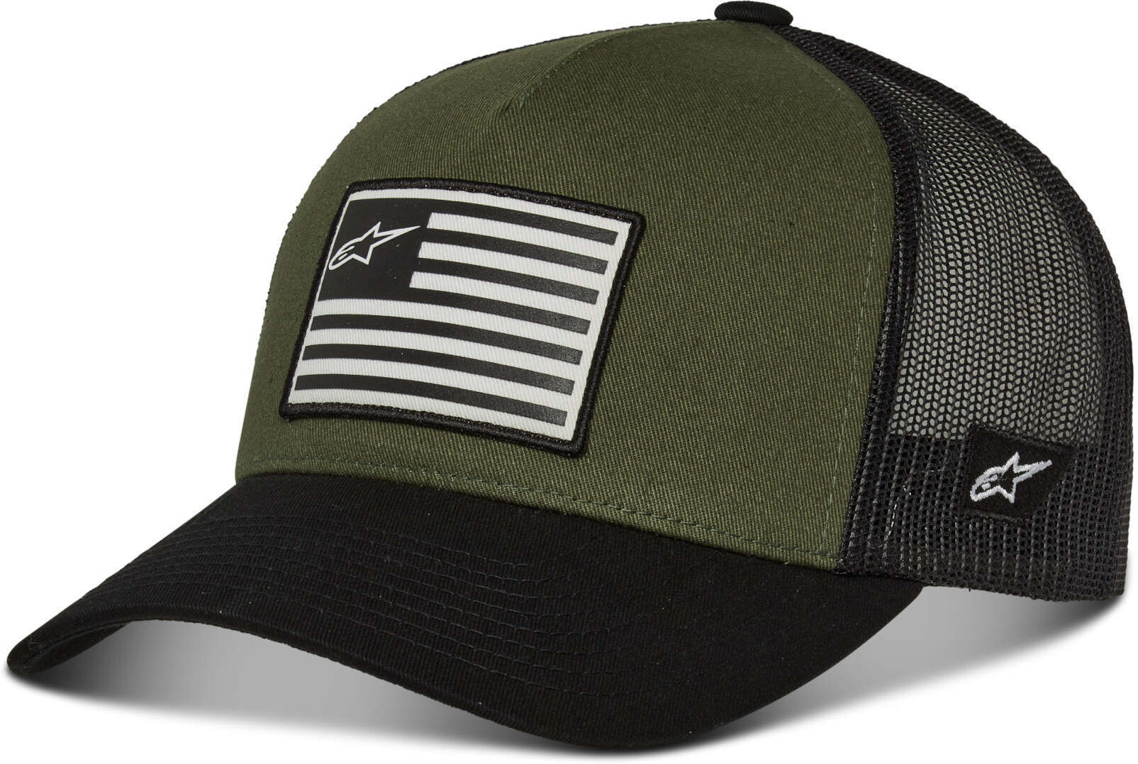 Alpinestars Flag Snapback Gorro - Verde (un tamaño)