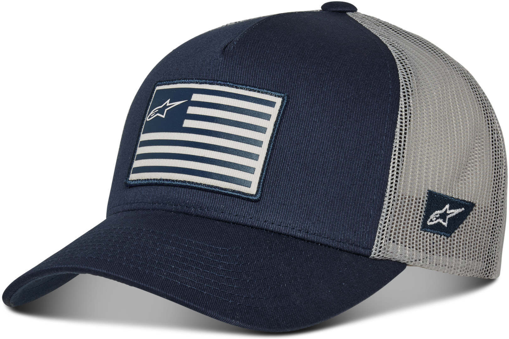 Alpinestars Flag Snapback Gorro - Gris Azul (un tamaño)