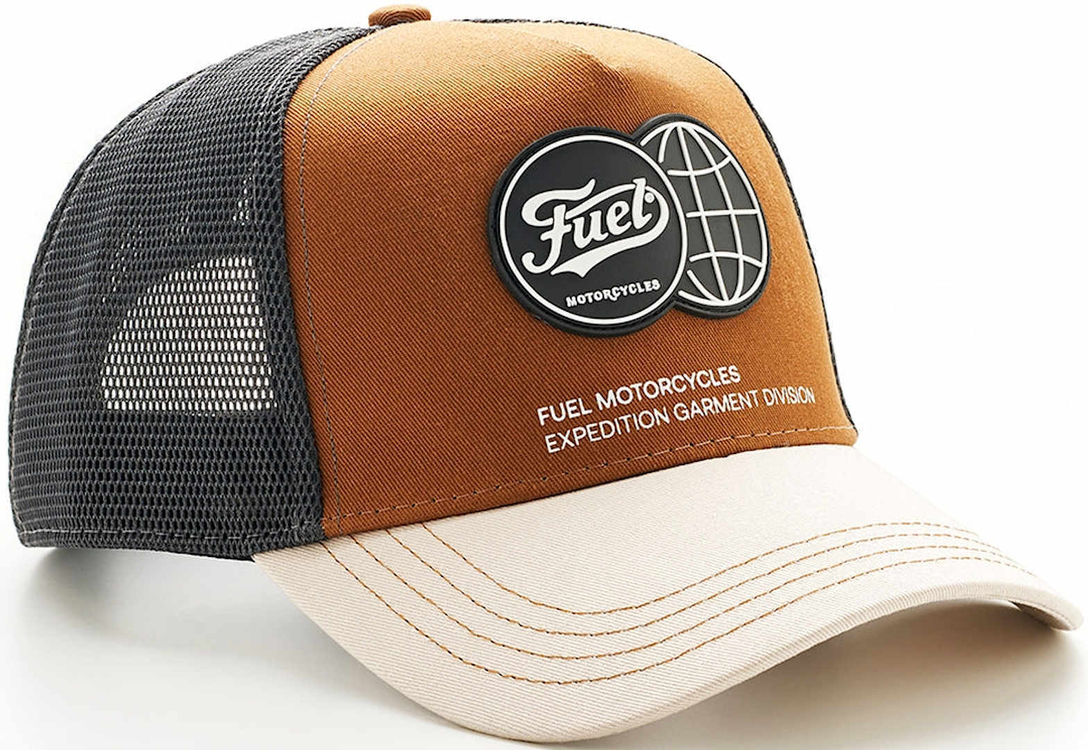 Fuel Logo Trucker Gorro - Marrón (un tamaño)