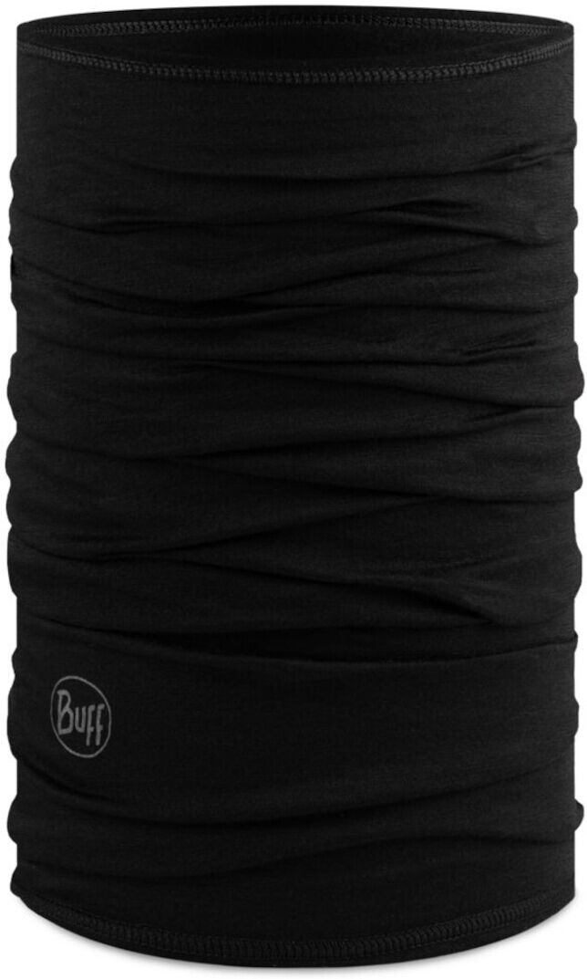 Buff® Merino Lightweight Solid Sombreros multifuncionales - Negro (un tamaño)