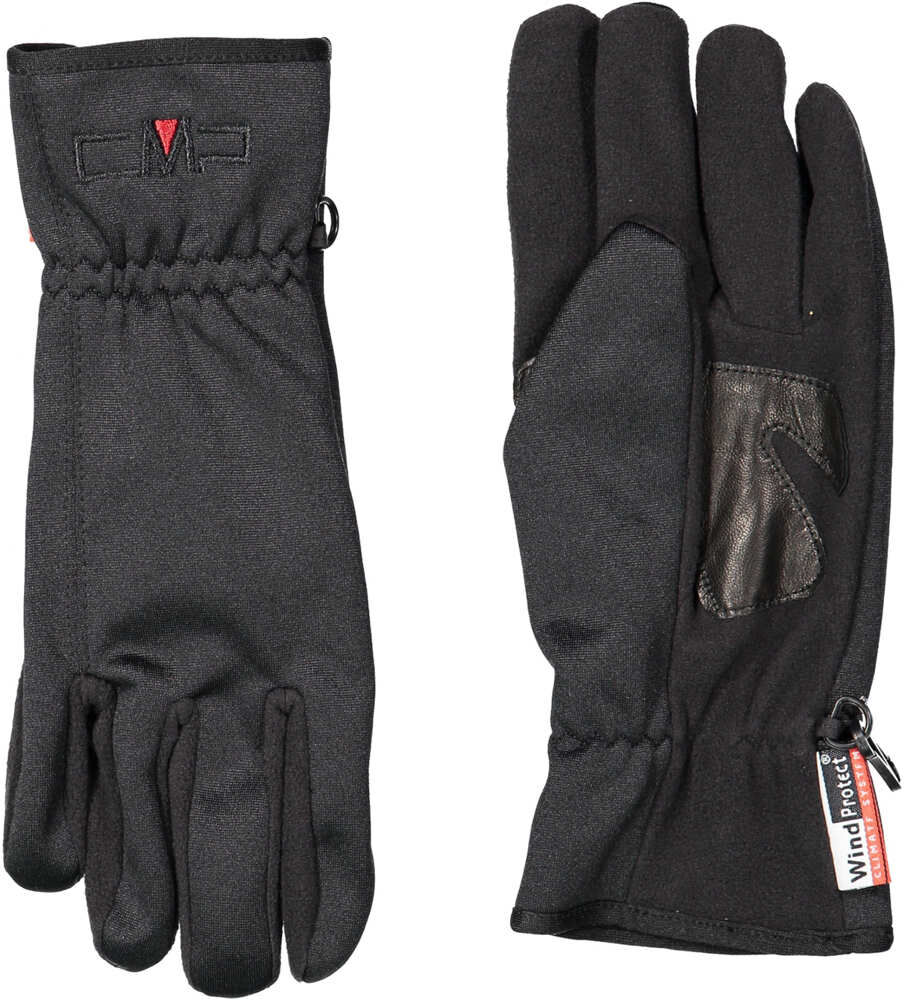 Cmp woman softshell gloves guantes montaña Negro (S)