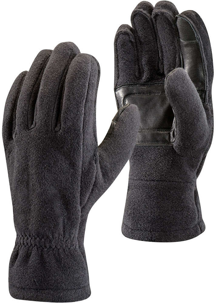 Black Diamond midweight fleece guantes montaña Negro (L)