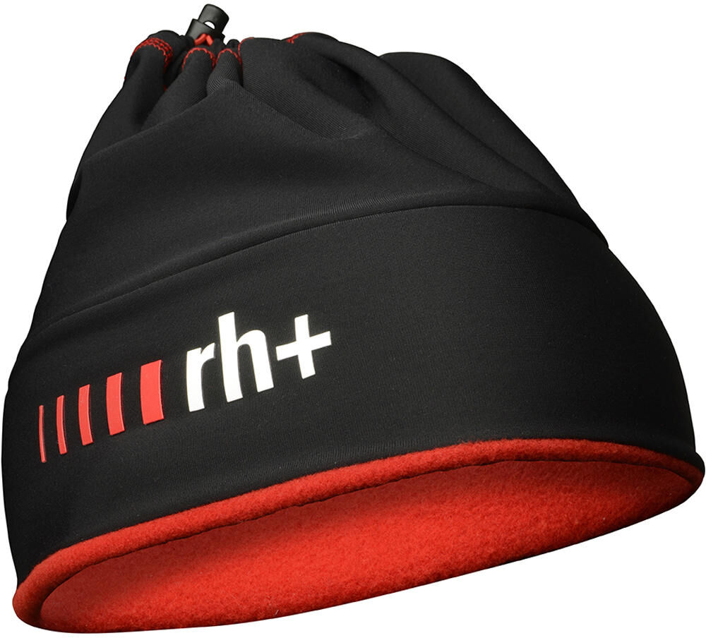 Rh+ logo gaiter hat gorros ciclismo Negro (UNICA)