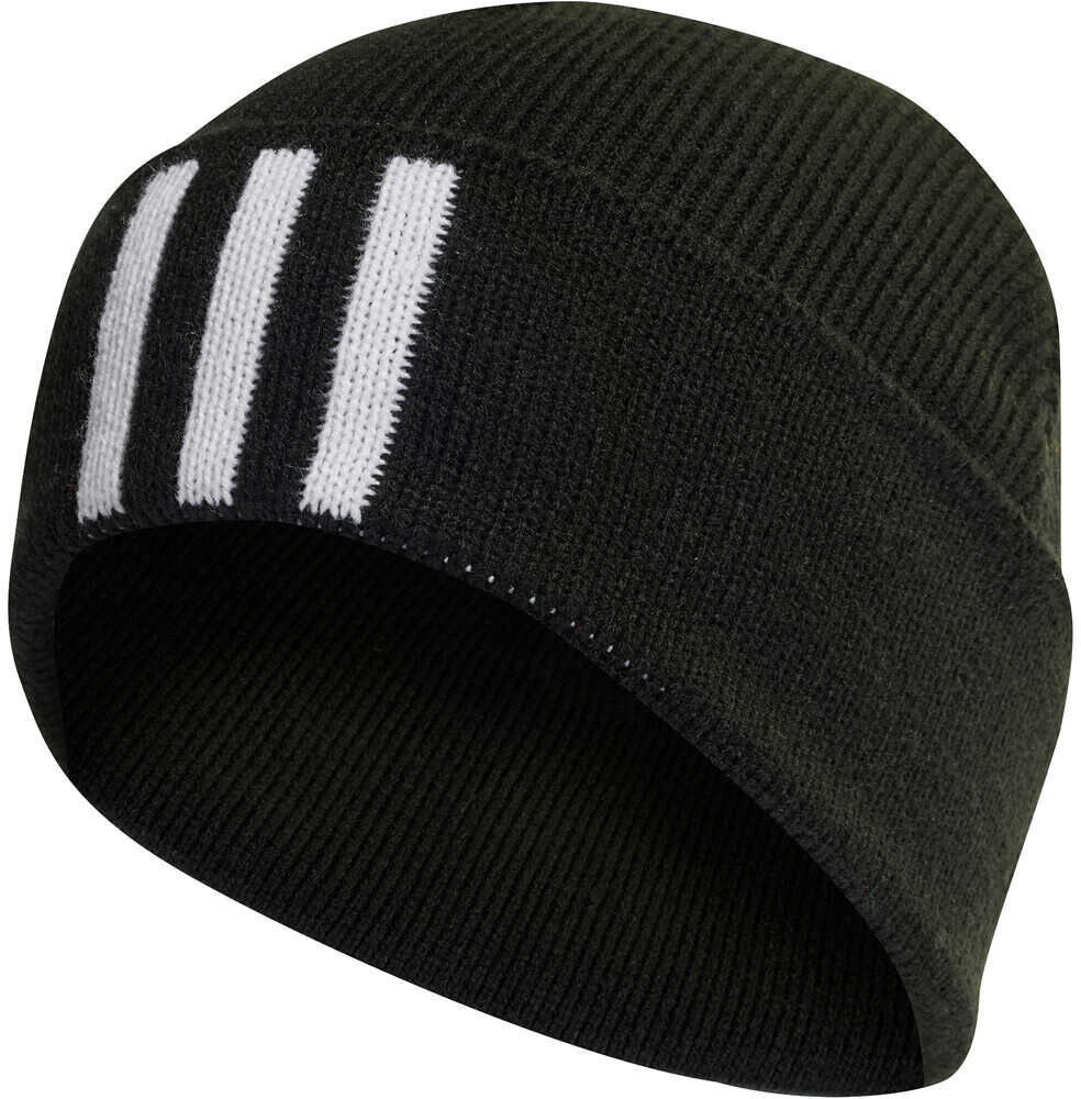 Adidas beanie 3 bandas gorro de lana Negro (OSFY)