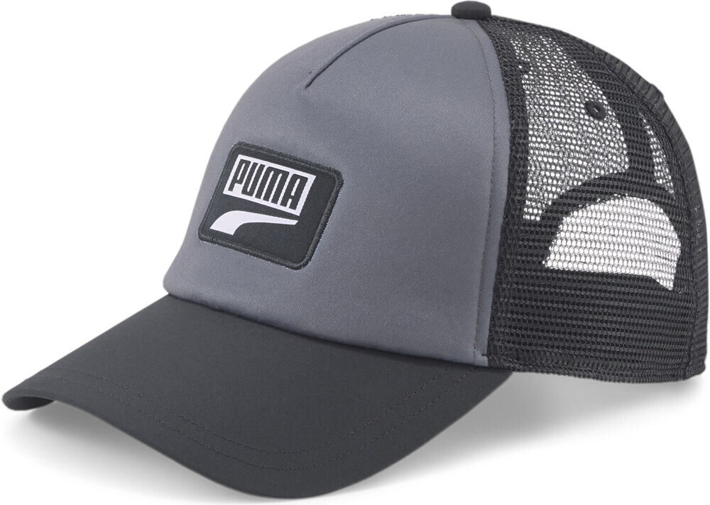 Puma trucker cap visera lona Negro (UNICA)