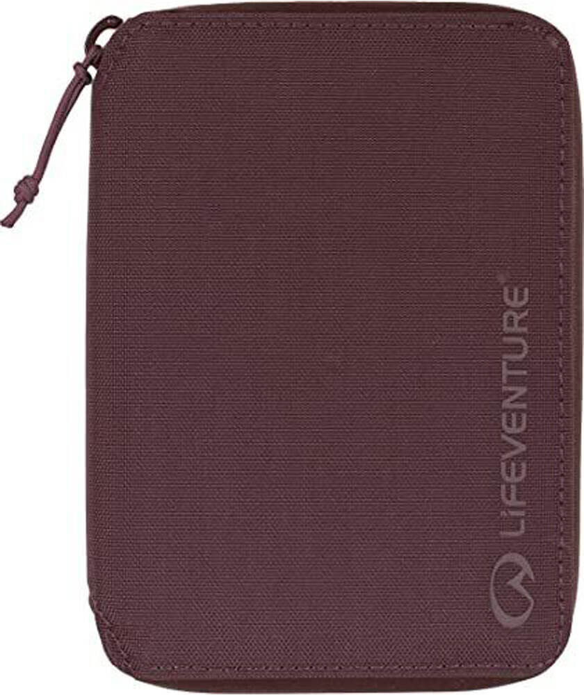 Lifeventure rfid mini travel wallet recycle varios montaña Morado (UNICA)