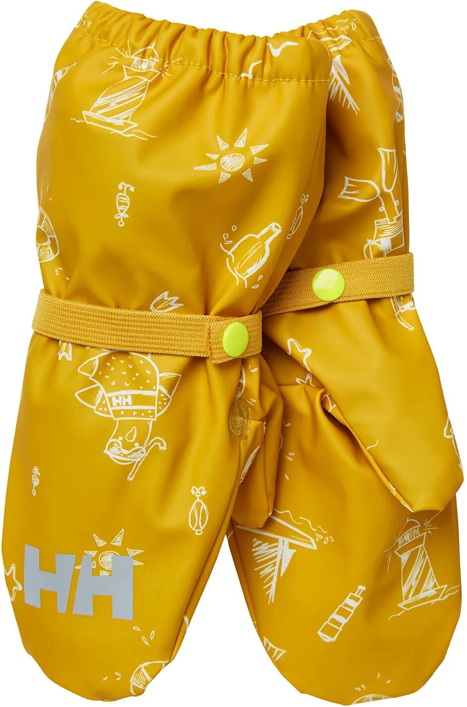 Helly Hansen Kids chubasquero Amarillo 4