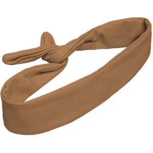 Corinne Leather Hairband Wire ─ Camel