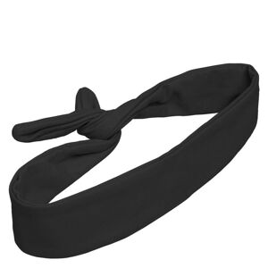 Corinne Leather Hairband Wire ─ Black