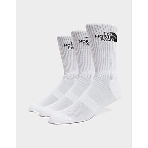 The North Face 3-Pack Crew Socks, White  - White - Size: Small