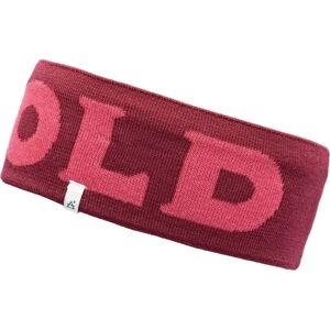 Devold Logo Headband - 100% Merinovillaa  - Beetroot - female