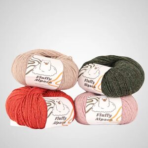 Wølmark Finland Fluffy Alpaca - Neulontalanka - 100% alpakan villa - Kaikki värit