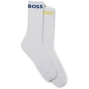 Boss Two-pack of short logo socks in a cotton blend