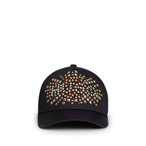 HUGO Cotton-twill cap with logo stud artwork