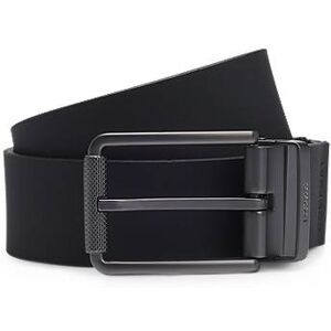 Boss Reversible Italian-leather belt with branded keeper