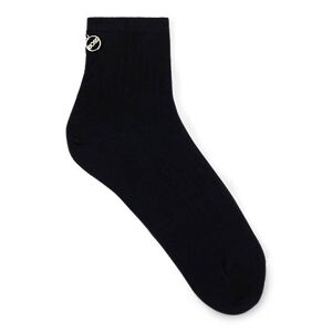 Boss Short-length ribbed socks with metal logo trim