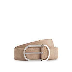Boss Suede belt with hardware keeper in gift box