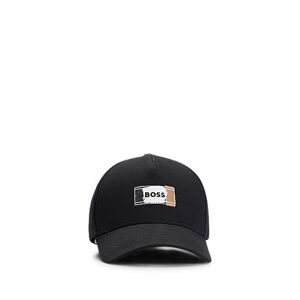 Boss Cotton-twill cap with signature logo print