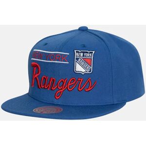 Mitchell & Ness Snapback-lippis - Retro Lock Up New York Rangers - Sininen - Unisex - One size