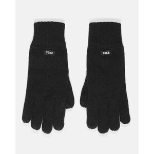 Yôke Knitted Gloves - Musta - Male - L-XL