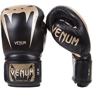 Venum Unisex Giant 3.0 Boxing Gloves, Black/Gold, 12 oz EU