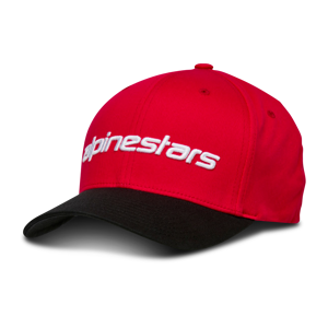 Lippis Alpinestars Linear Punainen-Musta-Valkoinen