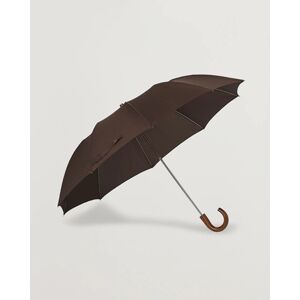 Fox Umbrellas Telescopic Umbrella Brown - Musta - Size: One size - Gender: men