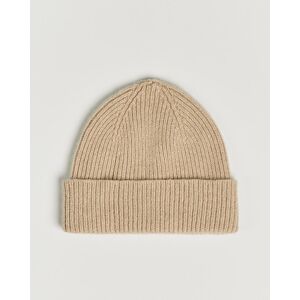 Le Bonnet Lambswool/Caregora Beanie Sand - Harmaa - Size: One size - Gender: men