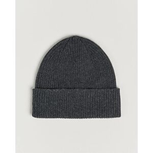 Le Bonnet Lambswool/Caregora Beanie Graphite - Sininen - Size: One size - Gender: men