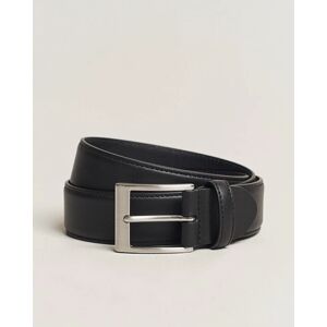 Canali Leather Belt Black Calf - Size: One size - Gender: men