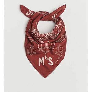 Merz b. Schwanen Cotton Bandana Chestnut - Punainen - Size: S M XL XXL - Gender: men