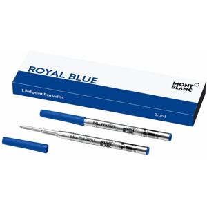 Montblanc 2 Ballpoint Pen Refills (B) Royal Blue MB124491