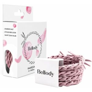 BELLODY Original Mellow Rose Hair Ties x4