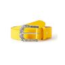 MGM Women's Floral Belt, Yellow (Yellow-asi 3)