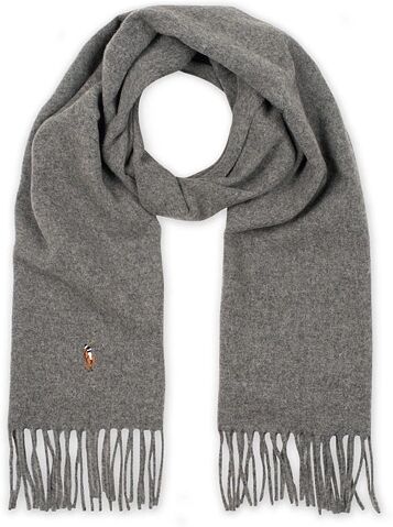 Ralph Lauren Signature Scarf Fawn Grey Heather