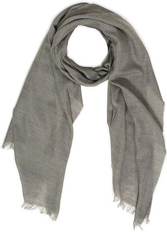 Begg & Co Fiji Cotton/Linen Scarf Smoke