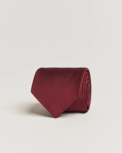 Amanda Christensen Plain Classic Tie 8 cm Bordeaux