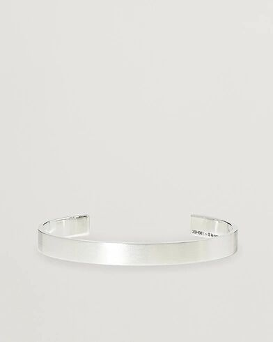 LE GRAMME Ribbon Bracelet Brushed  Sterling Silver 21g