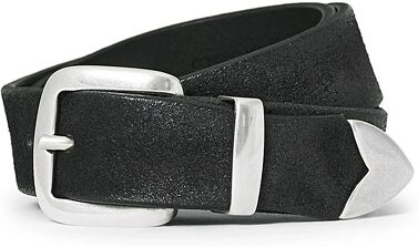 Orciani Western Suede Belt 3 cm Black