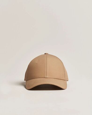 Varsity Cotton Baseball Cap Sand Beige