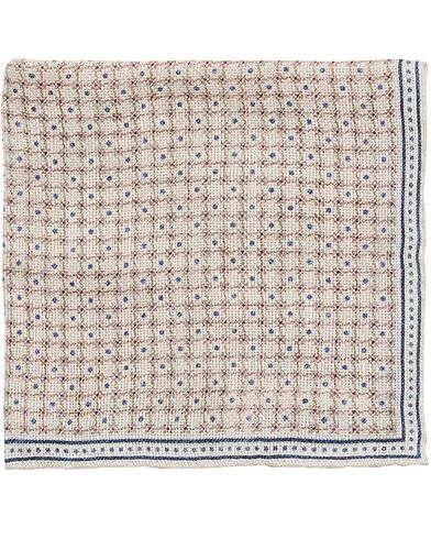 Brunello Cucinelli Dotted Pocket Square Beige